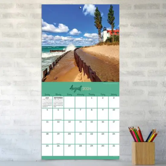 TF Publishing 2024 Michigan Wall Calendar {5}