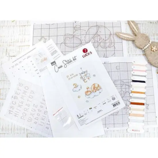 Luca-s Sleepy Counted Cross Stitch Kit {6}