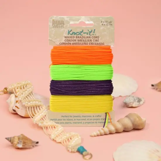 Beadsmith&reg; Knot-it!&trade; Trick or Treat Waxed Brazilian Cord {5}