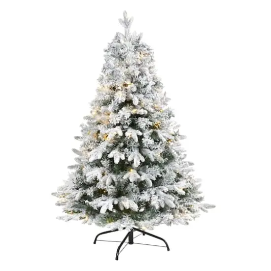 4ft. Pre-Lit Vermont Mixed Pine Artificial Christmas Tree, Clear LED Lights {1}