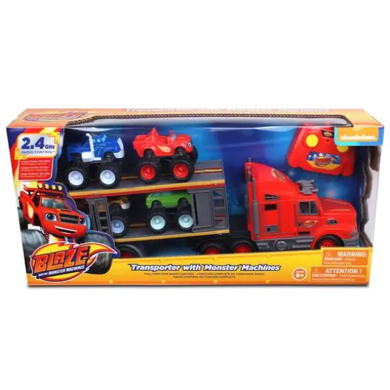 NKOK Blaze & The Monster Machines R/C Transporter with Monster Machines {5}