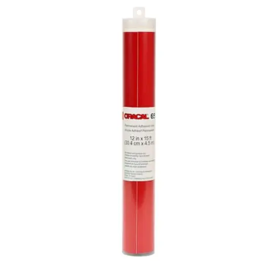 ORACAL&reg; 651 Permanent Adhesive Vinyl Mega Roll Red {1}