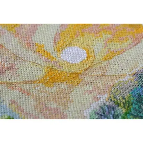 Abris Art Dawn Over the River Counted Cross Stitch Kit {5}