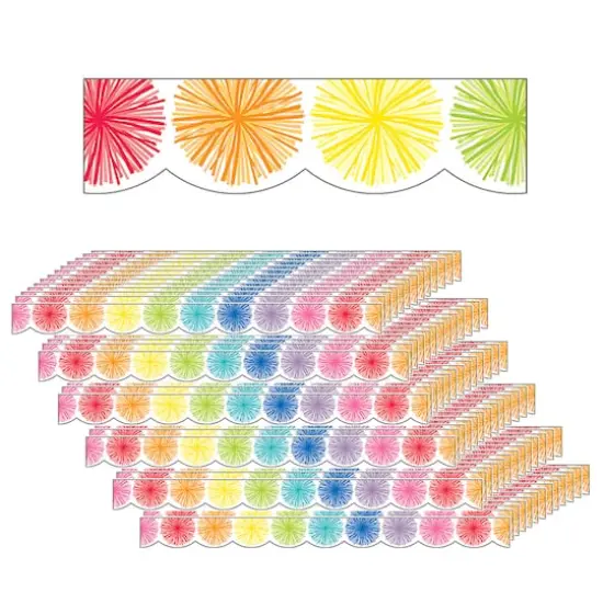Schoolgirl Style&trade; Hello Sunshine Poms Border, 234ft. {3}