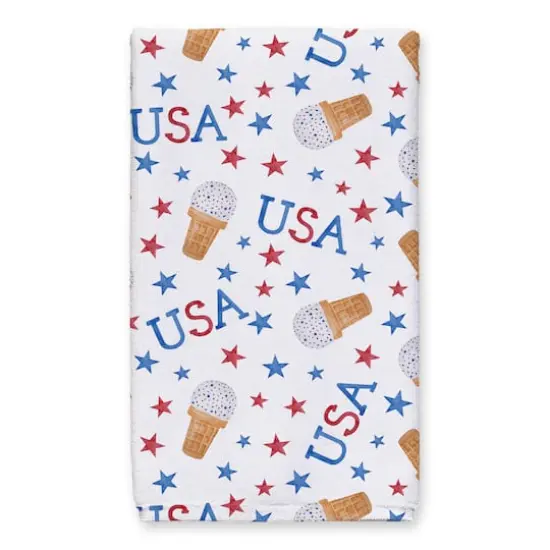 Sweet Land of Liberty Ice Cream Tea Towel Set {5}