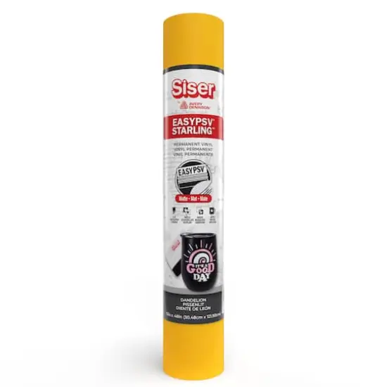 Siser&reg; EasyPSV&reg; Starling&trade; Matte Permanent Adhesive Vinyl by Avery Dennison Dandelion {1}