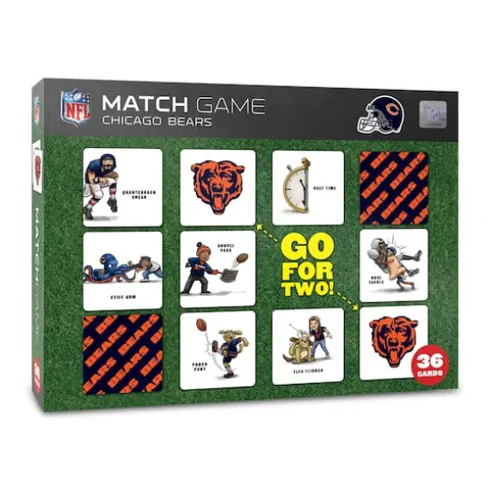 NFL Memory Match Game Chicago Bears {1}