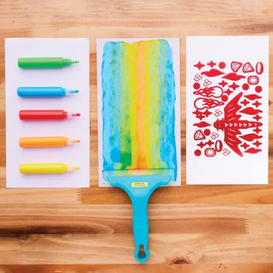 Creativity for Kids&reg; Dragon Squeegeez Magic Reveal Art {8}