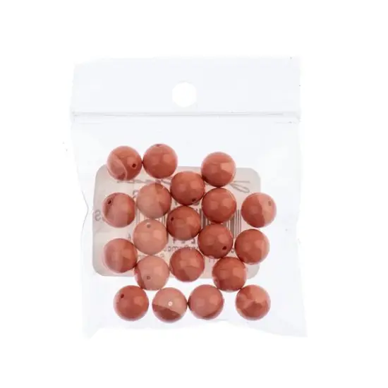 Preciosa Maxima Gemcolor 8mm Glass Pearls, 20ct. Salmon Rose {3}