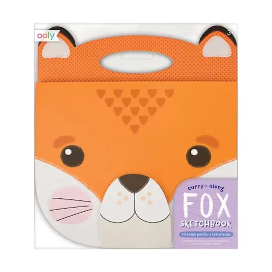 OOLY Carry Along Fox Sketchbook, 9" x 7" {1}