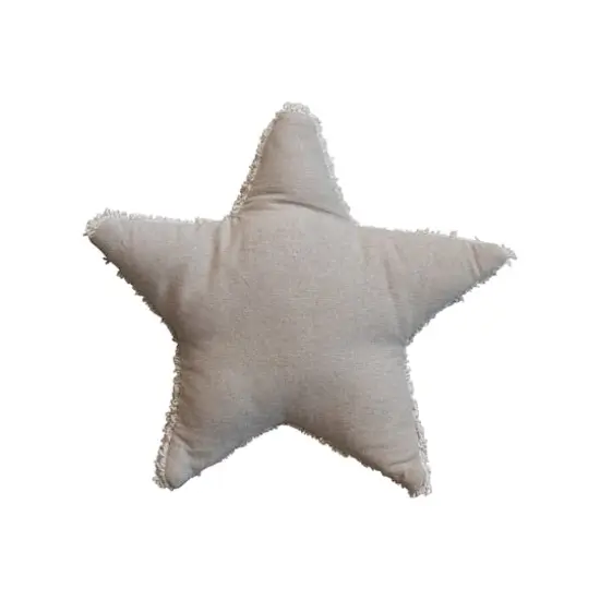 Hello Honey&reg; 15" Natural Tufted Star-Shaped Throw Pillow {5}