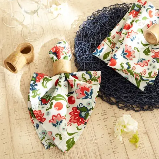 Garden Floral Print Outdoor Napkin, 6ct. {6}