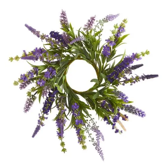 12" Lavender Arrangement & 14" Lavender Wreath Set {4}