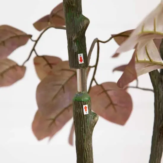 3.5ft. Brown Autumn Dogwood Artificial Potted Tree {5}