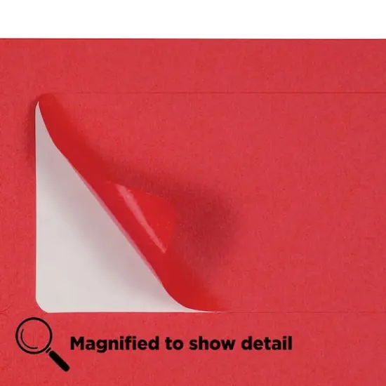 JAM Paper Standard Address Labels, 120ct. Red {6}