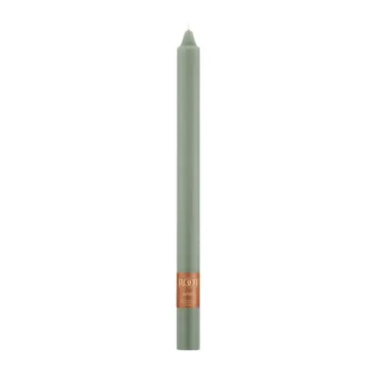 Root Candles Arista&trade; 12" Smooth Taper Candles, 12ct. Sage Green {4}