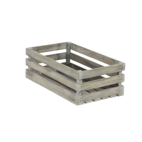 Brown Mango Wood Farmhouse Tray Set {5}