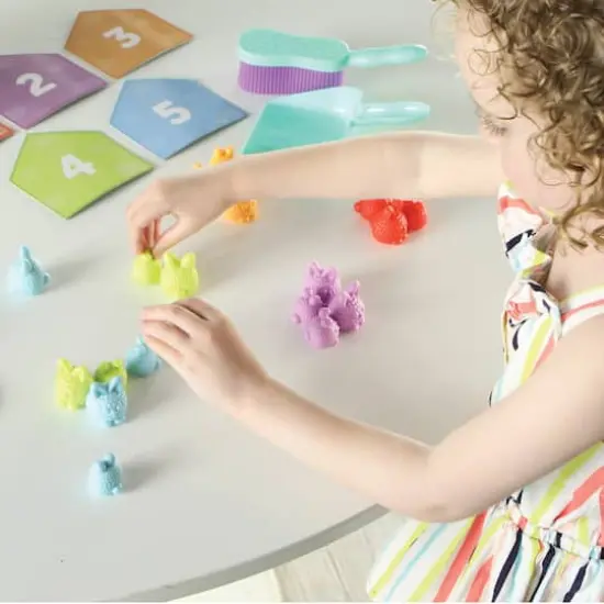 Learning Resources Count & Clean Dust Bunnies Gross Motor Game {4}