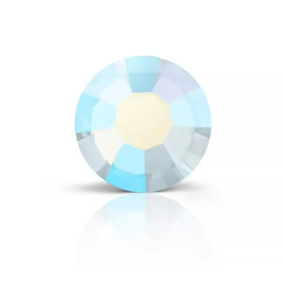 Preciosa MAXIMA SS16 Aurora Borealis Flatback Czech Crystals, 144ct. White Opal AB {1}