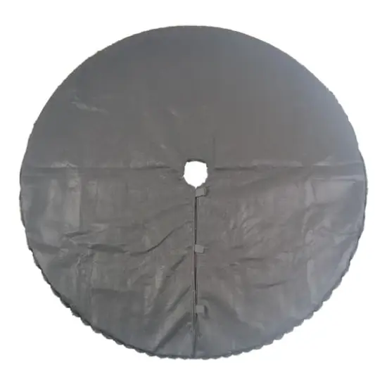 4ft. Black Christmas Tree Skirt by Ashland® {3}