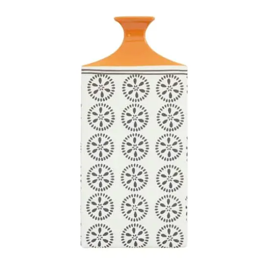 White Stoneware Transitional Vase, 17" x 9" x 7" {1}