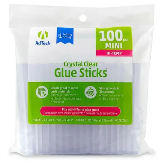 AdTech&trade; Artistick&trade; 4" Mini Hot Glue Sticks, 200ct. {3}