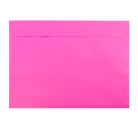 JAM Paper 9" x 12" Booklet Envelopes, 25ct. Ultra Fuchsia Hot Pink {1}