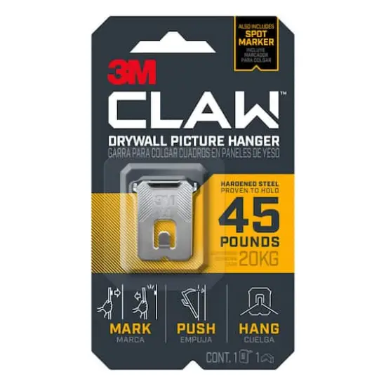 3M CLAW&trade; 45lb. Drywall Picture Hanger {1}