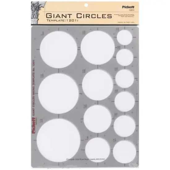 Pickett Giant Circles Inking Template {1}