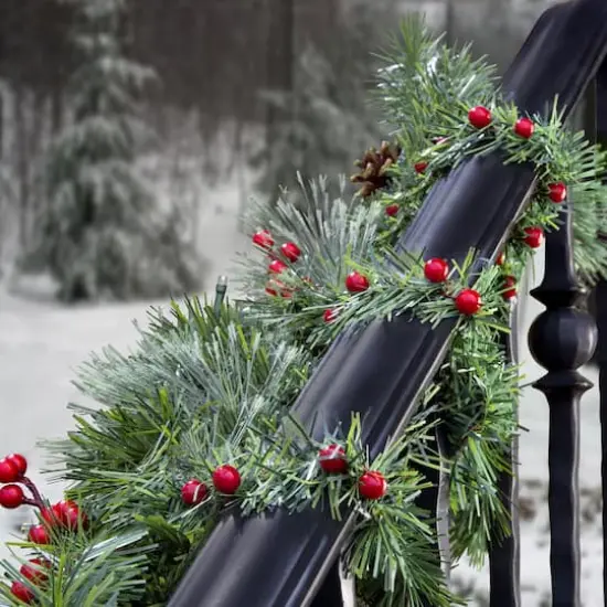 Haute Decor 14" Noble Pine with Berries GarlandTies&trade;, 20ct. {3}