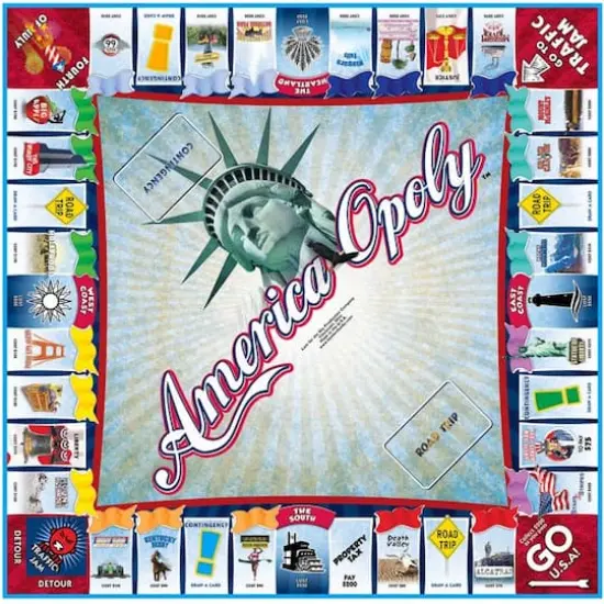 Late For The Sky America-Opoly&trade; Board Game {1}