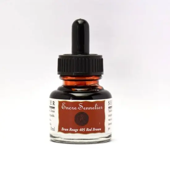 Sennelier Drawing Ink, 30mL Red Brown {1}