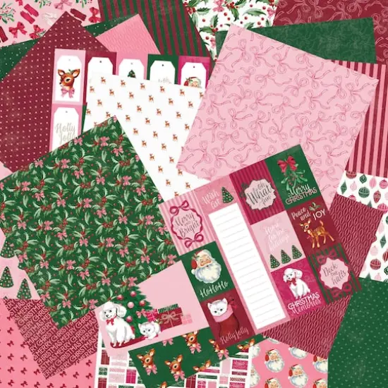 6" x 6" Holly Jolly Double-Sided Paper Pad, 24 Sheets by Recollections&trade; {4}