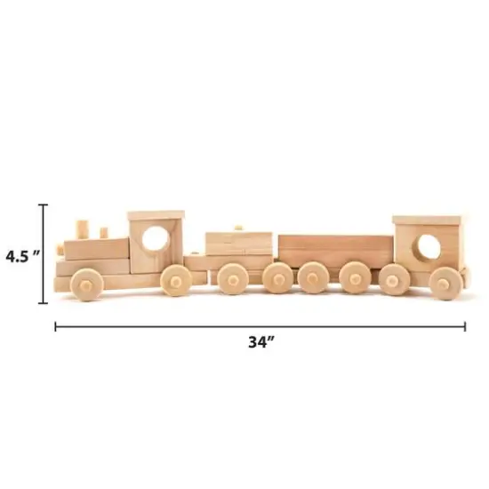Made by Me&reg; Paint Your Own Wooden Train {8}