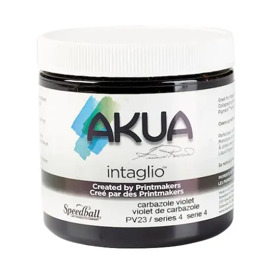 Akua&reg; Intaglio&reg; Ink, 8oz. Carbazole Violet {1}