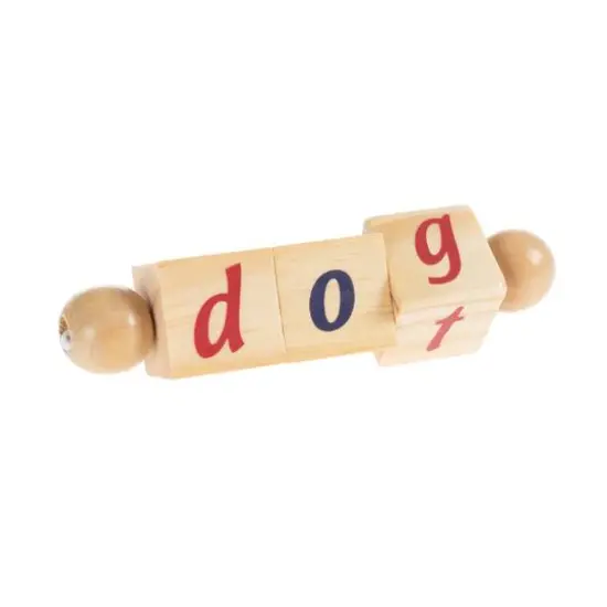 Toy Time Wooden Twist Letter Blocks {4}