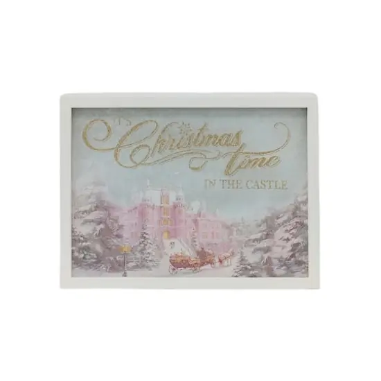 19.75" Christmas in the Castle Framed Wall Décor by Ashland® {1}