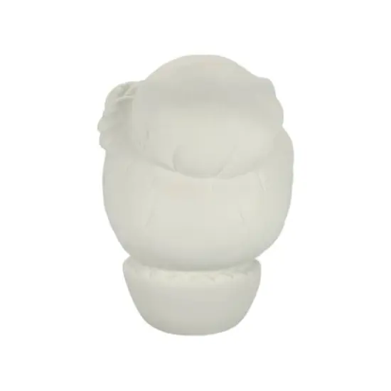 8" DIY Ceramic LED Fancy Updo Skull D&eacute;cor by Make Market&reg; {8}