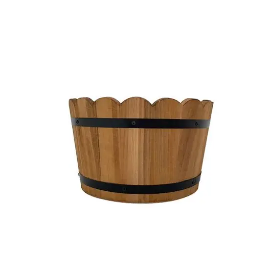 10" Wood & Metal Barrel by Ashland&reg; {1}