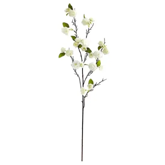 41'' Cherry Blossom Artificial Flower Spray, 3ct. White {1}