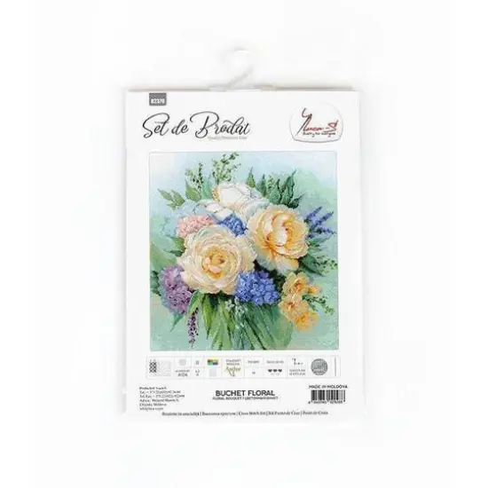 Luca-s Floral Bouquet Counted Cross Stitch Kit {10}