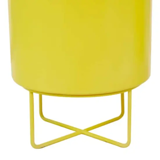 Yellow Modern Planter, Set of 2" 16", 13" {4}