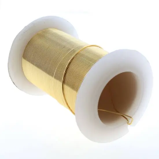 The Beadsmith&reg; Wire&trade; Elements 22 Gauge Tarnish-Resistant Wire Gold {5}