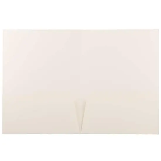 JAM Paper Premium Matte 2-Pocket Folders, 100ct. Beige {1}