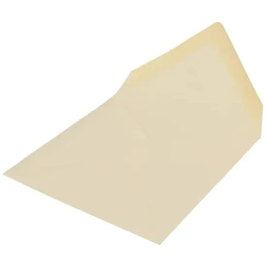 JAM Paper 5" x 5" Ivory Square Invitation Envelopes with Euro Flap {6}