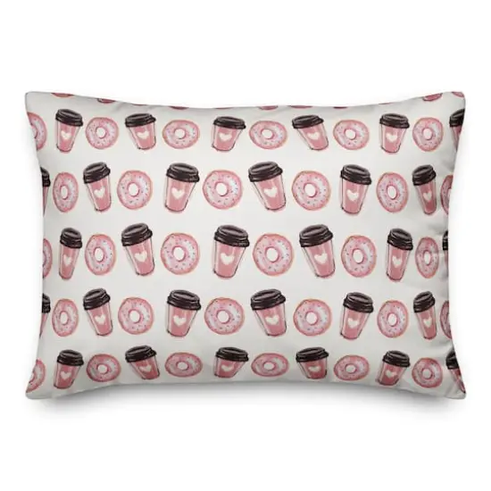 Go Together Like Coffee And Donuts Throw Pillow {3}