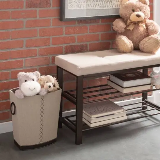 Organize It All Beige Multi-Purpose Basket {7}