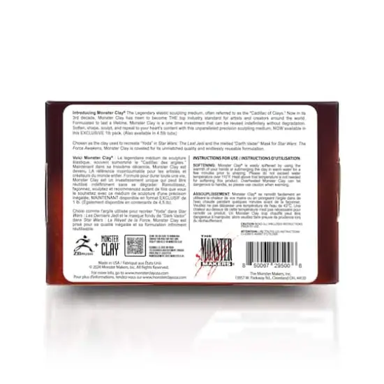 Monster Clay&reg; 1lb. Medium Brown Elastic Clay {4}