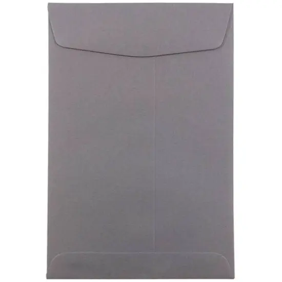 JAM Paper 6" x 9" Dark Gray Open End Catalog Premium Envelopes {2}