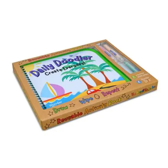 The Pencil Grip&trade; Travel Daily Doodler Reusable Activity Book Kit {8}